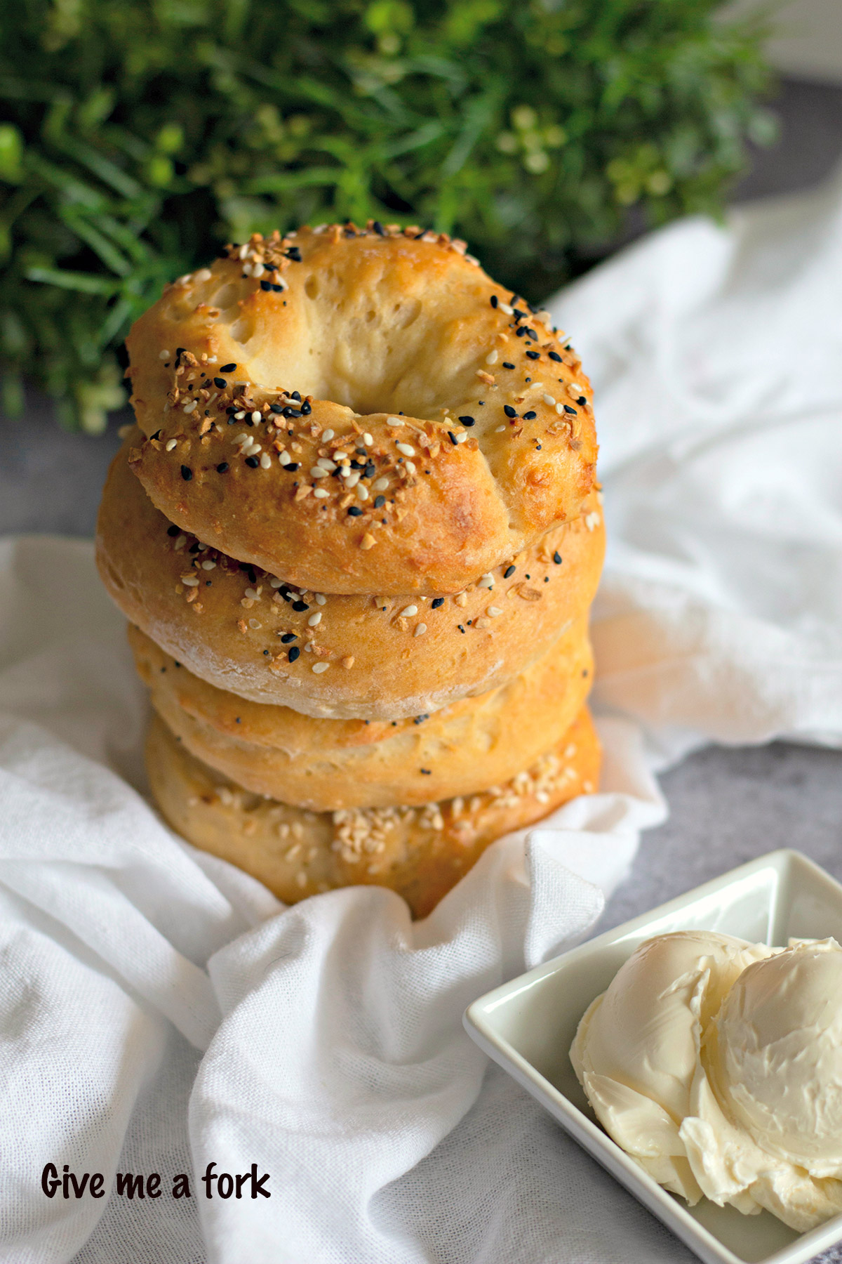 Greek Yogurt Bagels Give Me A Fork