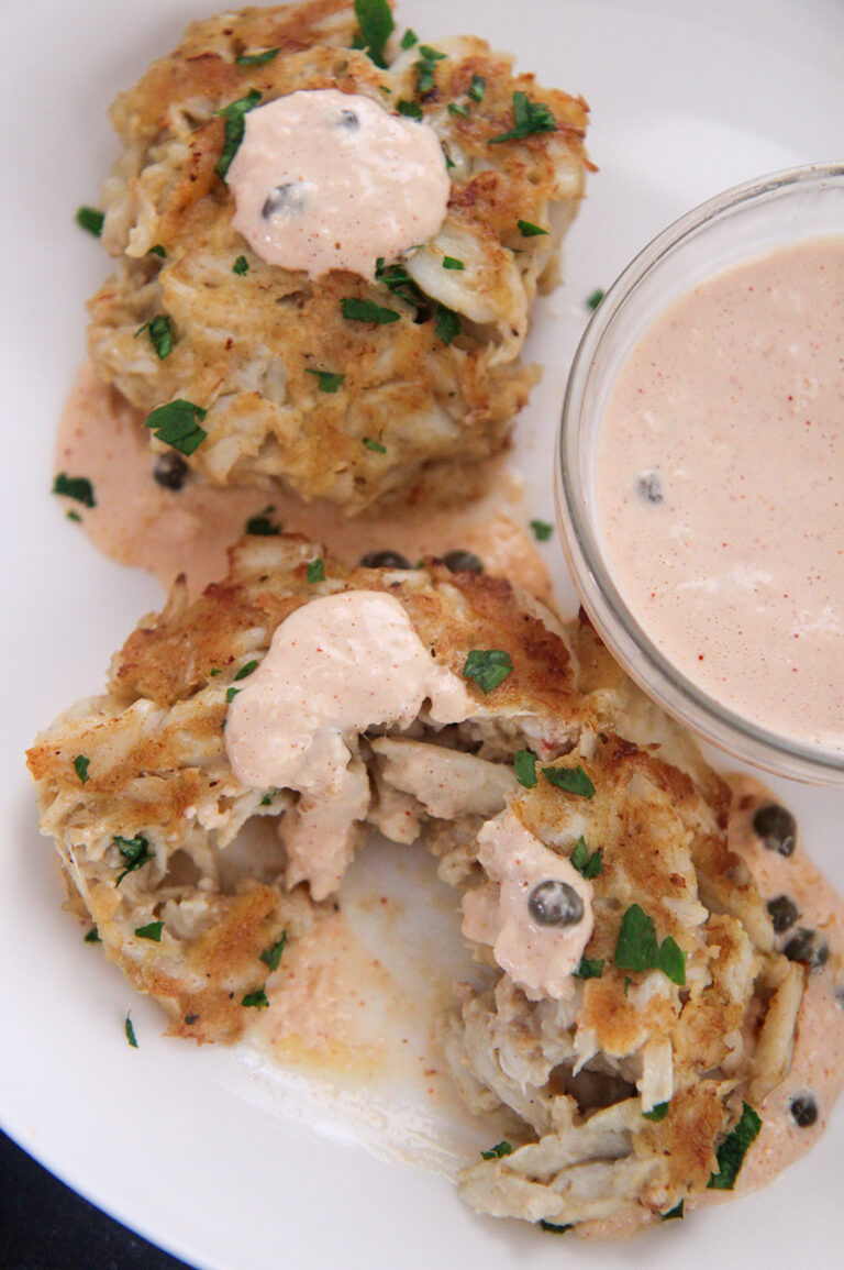 Crab Cakes with Remoulade Sauce Give me a fork