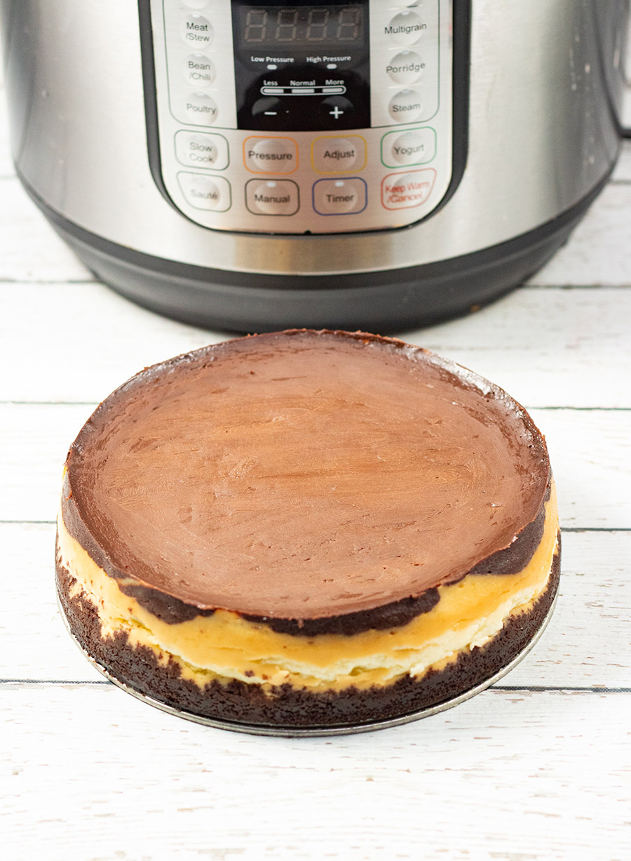 fully cooked instant pot mounds cheesecake