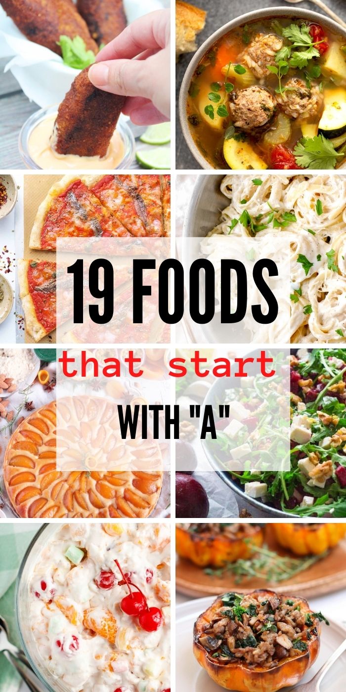 19 Foods That Start With the Letter "A" Give me a fork
